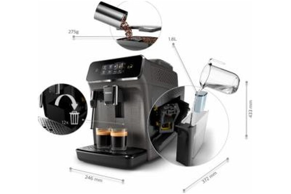 Ekspres Philips EP2224/10 automatyczny szary