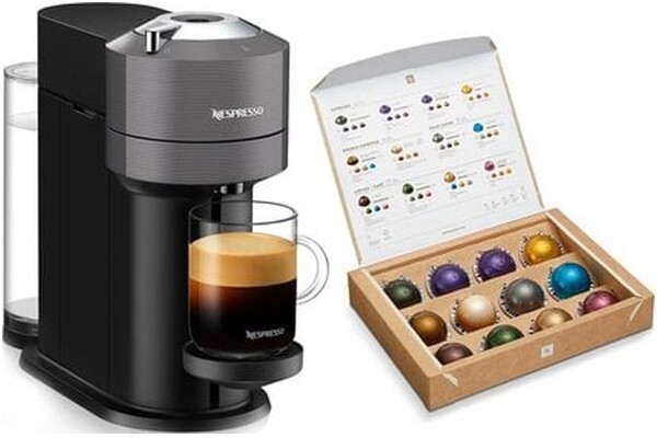 Ekspres De’Longhi Vertuo Next ENV120GY kapsułkowy szary