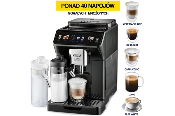 Ekspres De’Longhi Eletta Explore ECAM45055G automatyczny czarny