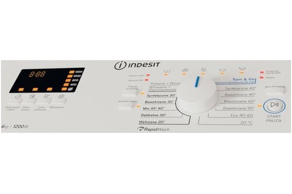 Pralka INDESIT BTWS6240PPLN 6.0kg 1200obr./min