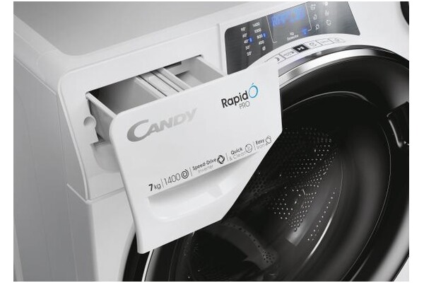 Pralka Candy RP4476BWMBC1S RapidO 7.0kg 1400obr./min