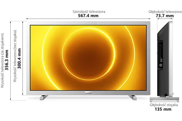 Telewizor Philips 24PFS5525/12 24" Full HD