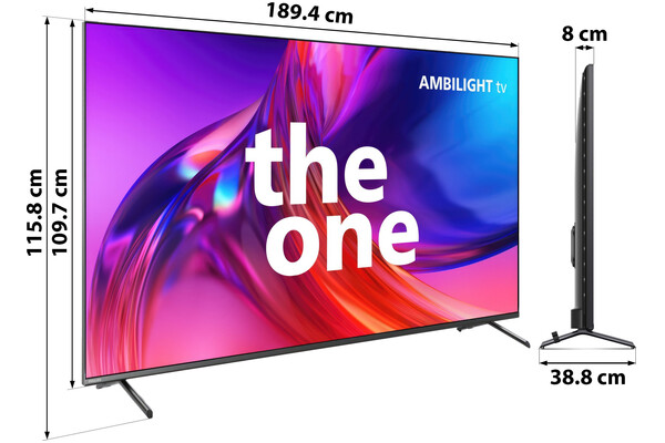 Telewizor Philips 85PUS8818 85" 4K Ultra HD The One
