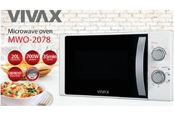 Kuchenka mikrofalowa VIVAX MWO2078 20l 700W
