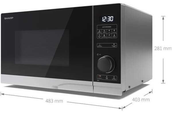Kuchenka mikrofalowa Sharp YCPS254AES 25l 900W