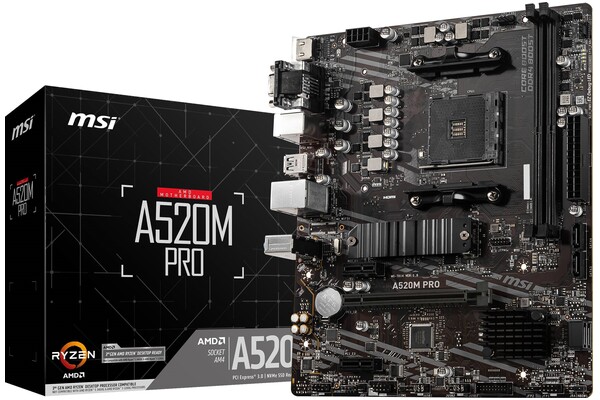 Płyta główna MSI A520M Pro Socket AM4 AMD A520 DDR4 microATX