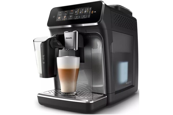 Ekspres Philips LatteGo EP3349/70 automatyczny czarno-srebrny
