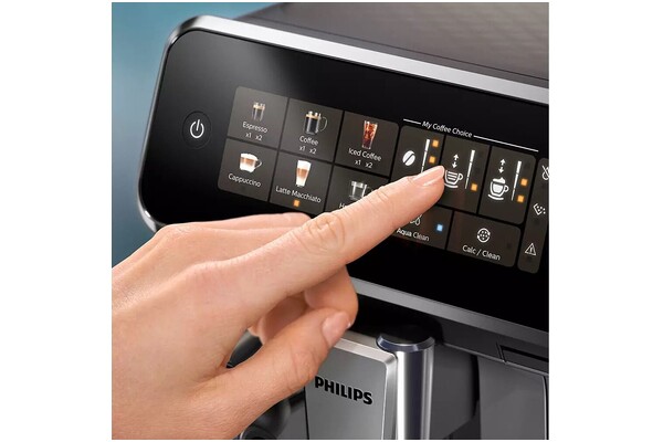 Ekspres Philips LatteGo EP3349/70 automatyczny czarno-srebrny