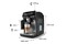 Ekspres Philips LatteGo EP3349/70 automatyczny czarno-srebrny