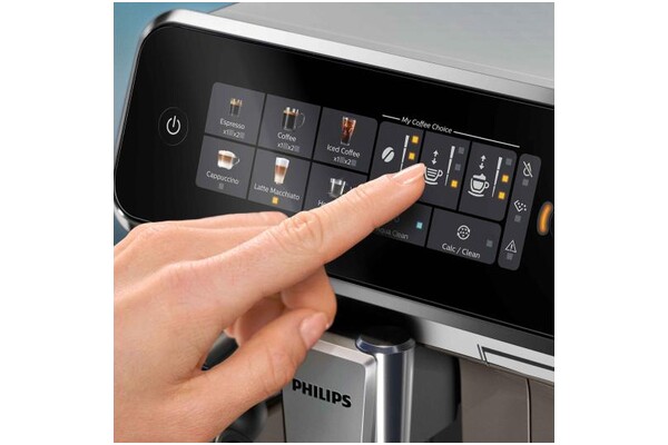 Ekspres Philips LatteGo EP3343/90 automatyczny biało-srebrny