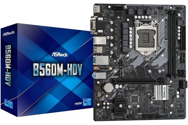 Płyta główna ASrock B560M -HDV Socket 1200 Intel B560 DDR4 microATX