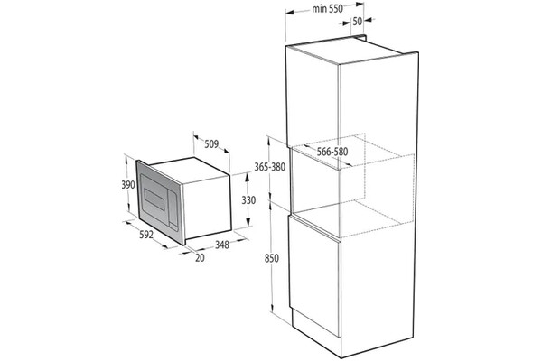 Kuchenka mikrofalowa Gorenje BM235SYB