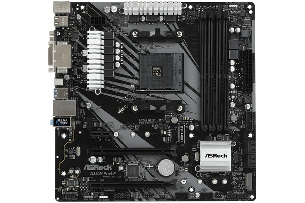 Płyta główna ASrock A320M Pro4-F Socket AM4 AMD A320 DDR4 microATX