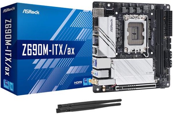 Płyta główna ASrock Z690M ITX/AX Socket 1700 Intel Z690 DDR4 Mini-ITX