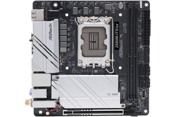Płyta główna ASrock Z690M ITX/AX Socket 1700 Intel Z690 DDR4 Mini-ITX