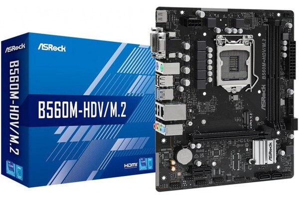 Płyta główna ASrock B560M HDV/M.2 Socket 1200 Intel B560 DDR4 microATX