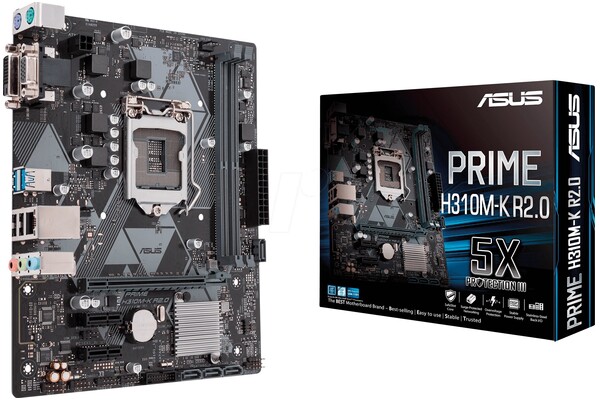 Płyta główna ASUS H310M-K Prime R2.0 Socket 1151 Intel H310 DDR4 microATX