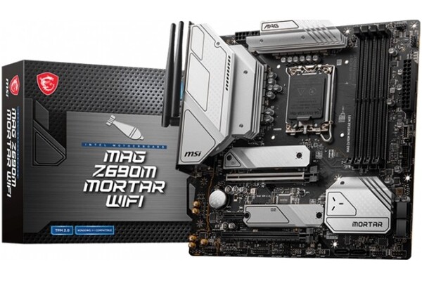 Płyta główna MSI Z690M MAG Mortar WiFi Socket 1700 Intel Z690 DDR5 microATX
