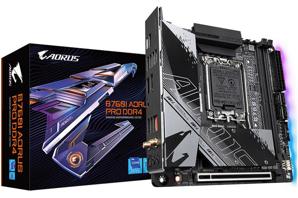 Płyta główna GIGABYTE B760I Aorus Pro Socket 1700 Intel B760 DDR4 Mini-ITX