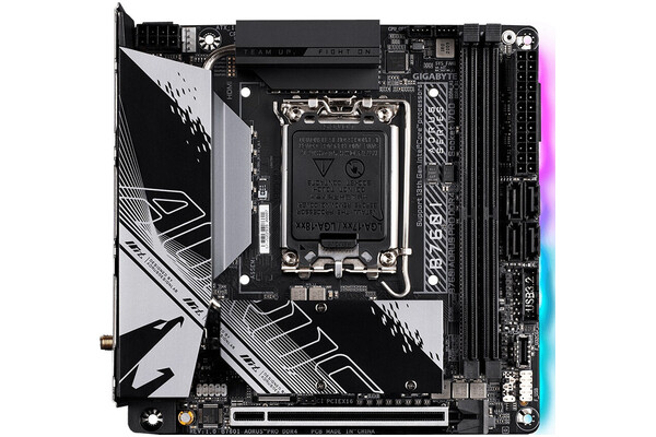 Płyta główna GIGABYTE B760I Aorus Pro Socket 1700 Intel B760 DDR4 Mini-ITX