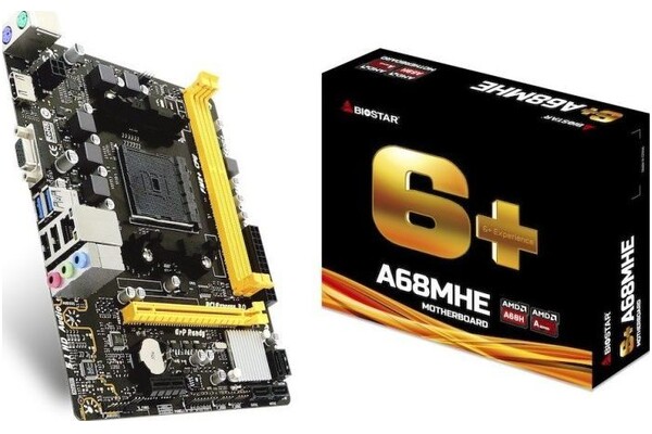 Płyta główna BIOSTAR A68MHE Socket FM2+ AMD A68H DDR3 microATX