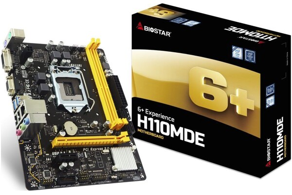 Płyta główna BIOSTAR H110MDE Socket 1151 Intel H110 DDR4 microATX