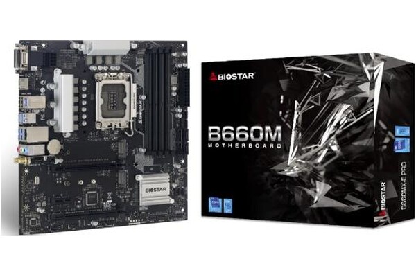 Płyta główna BIOSTAR B660MXE Pro Socket 1700 Intel B660 DDR4 microATX