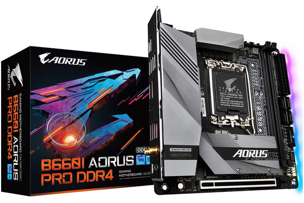 Płyta główna GIGABYTE B660I Aorus Pro Socket 1700 Intel B660 DDR4 Mini-ITX