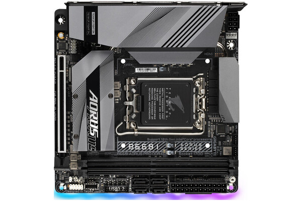 Płyta główna GIGABYTE B660I Aorus Pro Socket 1700 Intel B660 DDR4 Mini-ITX