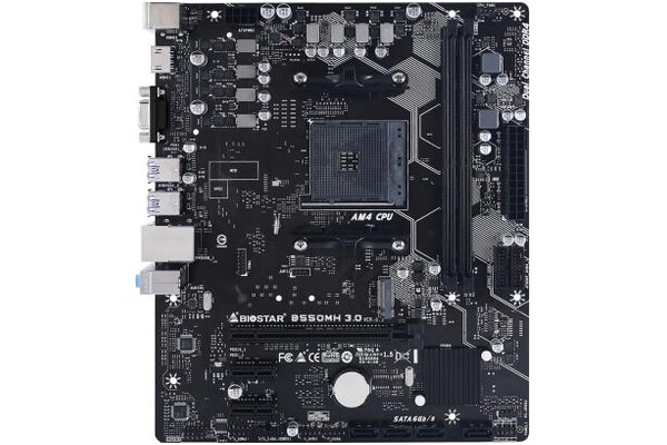 Płyta główna BIOSTAR B550MH 3.0 Socket AM4 AMD B550 DDR4 microATX