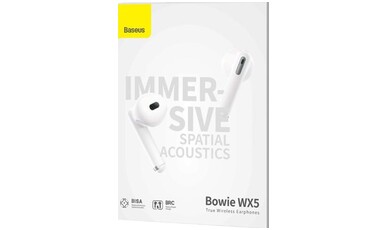 Słuchawki Baseus WX5 Bowie Douszne Bezprzewodowe biały