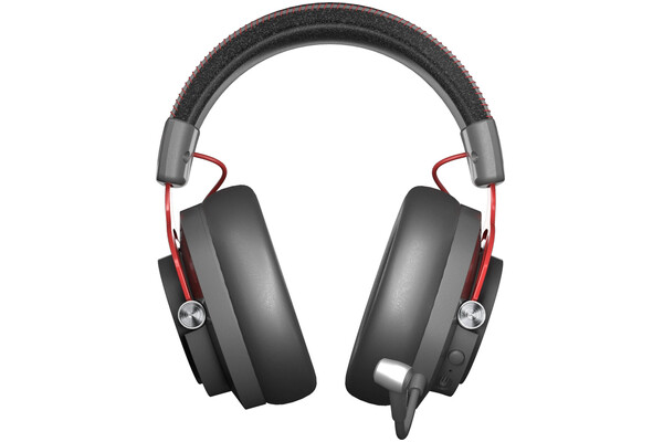 Słuchawki AOC GH401 Nauszne Bezprzewodowe czarno-czerwony