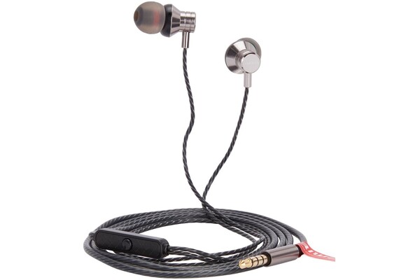 Słuchawki Aiwa ESTM50SL Dokanałowe Przewodowe srebrny