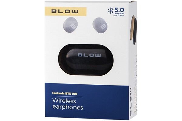 Słuchawki BLOW BTE100 Earbuds Dokanałowe Bezprzewodowe czarny