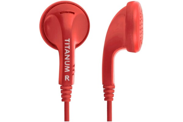 Słuchawki Esperanza TH108R Titanum Douszne Przewodowe czerwony