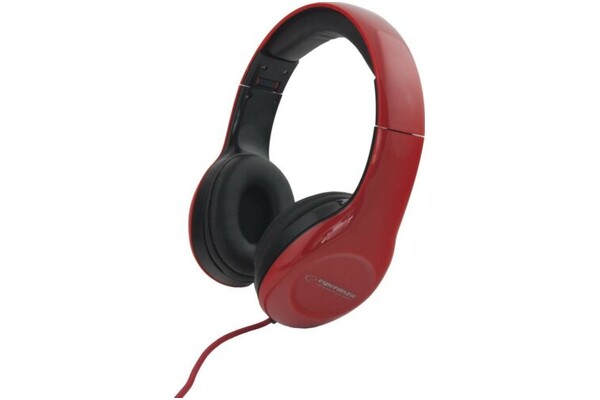 Słuchawki Esperanza EH138R Soul Nauszne Przewodowe czerwony
