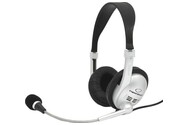 Słuchawki Esperanza EH115 Nauszne Przewodowe czarno-srebrny