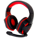 Słuchawki Esperanza EGH400 Blackbird Nauszne Przewodowe czarno-czerwony