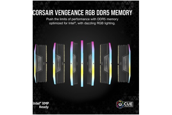 Pamięć RAM CORSAIR Vengeance RGB 32GB DDR5 5600MHz 1.25V