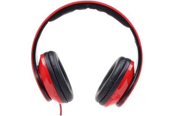Słuchawki Gembird MHSDTWR Detroit Nauszne Przewodowe czerwony