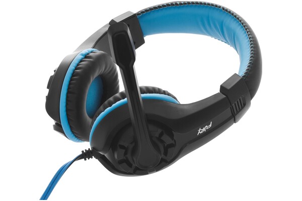 Słuchawki FURY NFU0862 Wildcat Nauszne Przewodowe czarno-niebieski