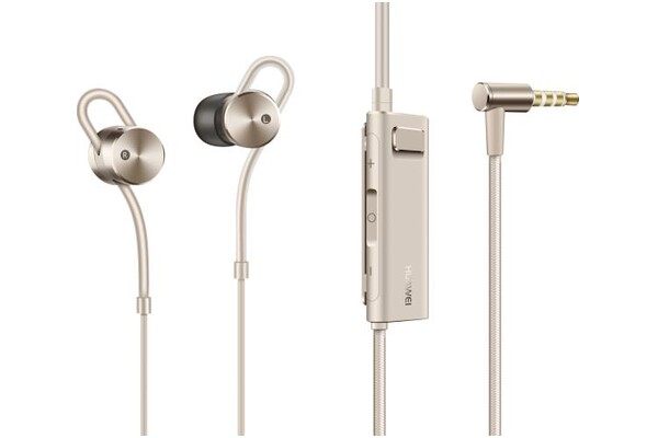 Słuchawki Huawei AM185 Dokanałowe Przewodowe złoty