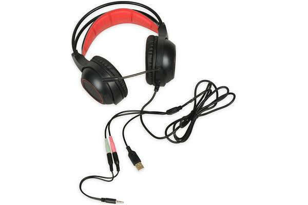 Słuchawki iBOX X3 Nauszne Przewodowe czarny