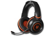 Słuchawki Liocat HP785C Nauszne Przewodowe czarno-pomarańczowy