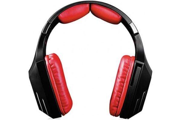 Słuchawki MODECOM MC831 Volcano Rage Nauszne Przewodowe czarno-czerwony