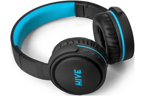 Słuchawki Niceboy Hive XL Nauszne Bezprzewodowe czarno-niebieski