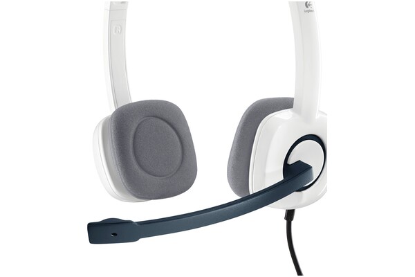 Słuchawki Logitech H150 Nauszne Przewodowe biały