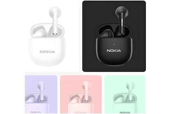 Słuchawki NOKIA E3110 Douszne Bezprzewodowe fioletowy