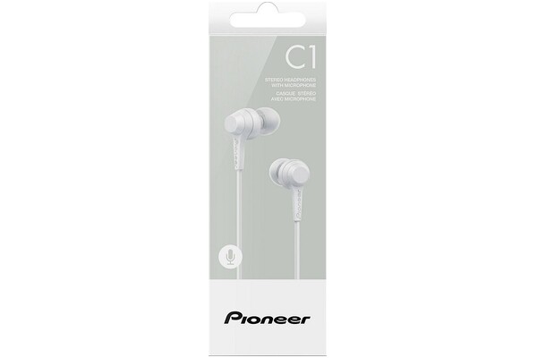 Słuchawki Pioneer SEC1TW Dokanałowe Przewodowe biały