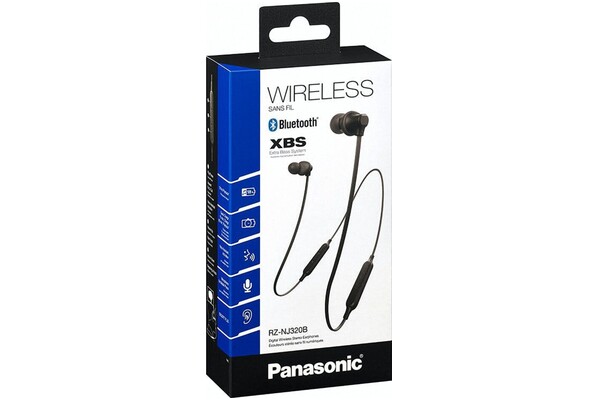 Słuchawki Panasonic RZNJ320BEK Dokanałowe Bezprzewodowe czarny